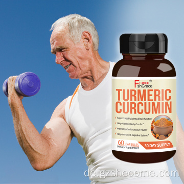 Shecome Kurkuma-Kapseln Antioxidative Curcumin-Kapseln